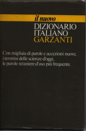 IL NUOVO DIZIONARIO ITALIANO GARZANTI