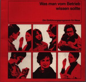 WAS MAN VOM BETRIEB WISSEN SOLLTE EIN EINFÜHTUNGSPROGRAMM FÜR NEUE