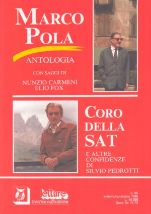 LETTURE TRENTINE E ALTOATESINE . N. 52 . SETTEMBRE/OTTOBRE 1986 . ANTOLOGIA DI POESIE IN ITALIANO E NEL DIALETTO DI TRENTO CON SAGGI DI NUNZIO CARMENI E ELIO FOX